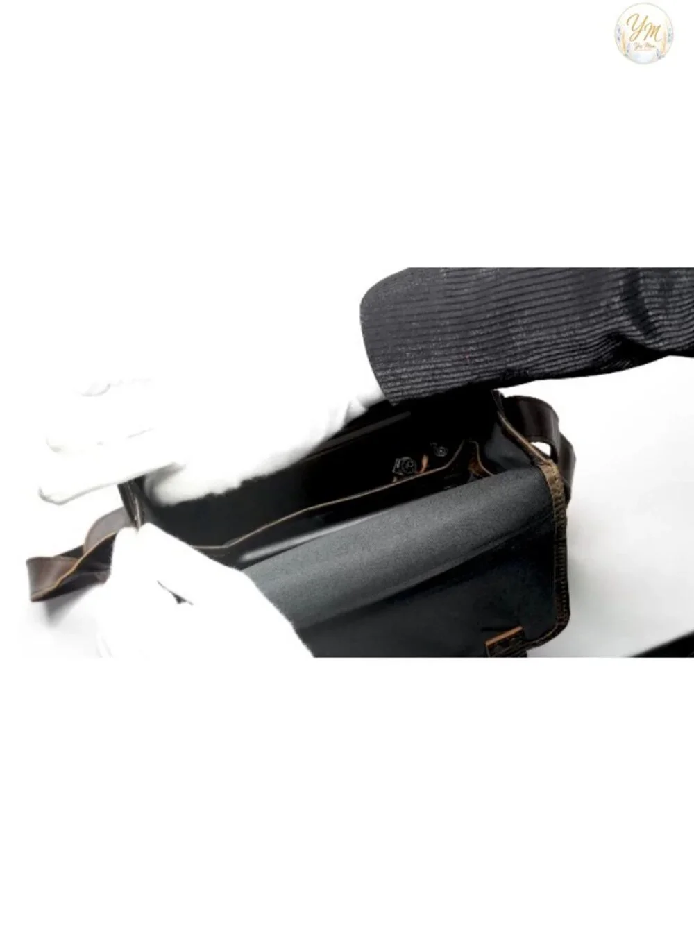 Genuine Leather Messenger Bag Laptop Crossbody Satchel Vintage Office